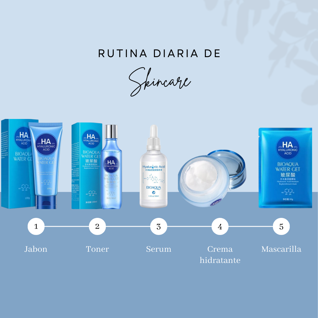 COMBO SKINCARE ÁCIDO HYALURONIC X5