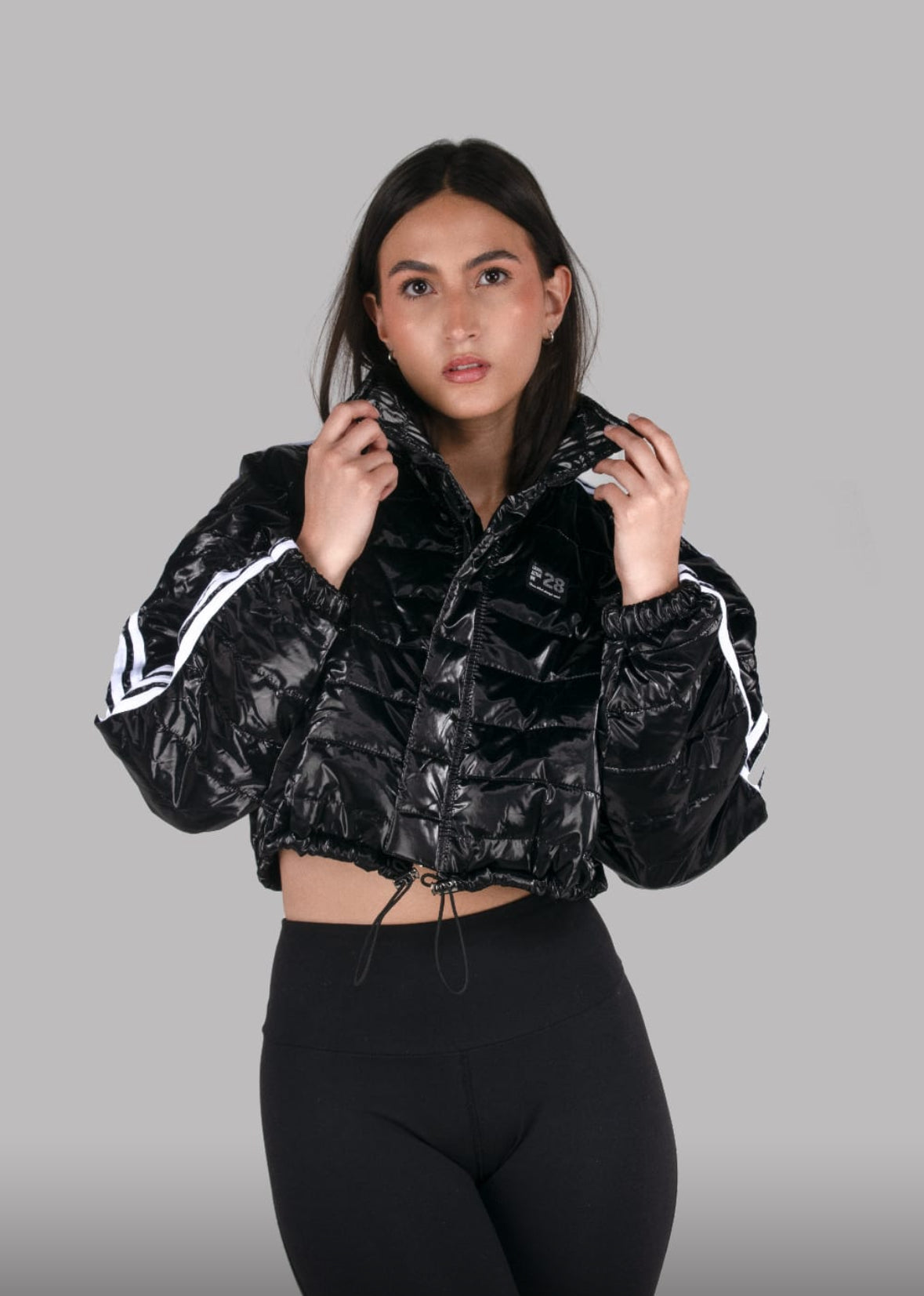 Chaqueta Adidas metalizada