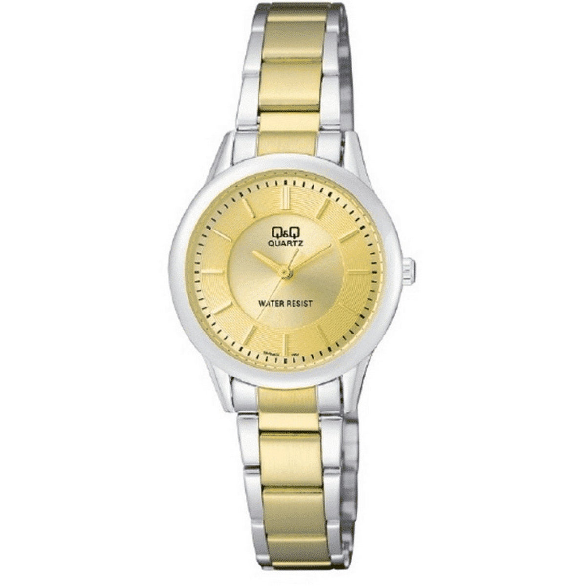 Reloj Mujer Qyq Q949j400y Acero Bicolor