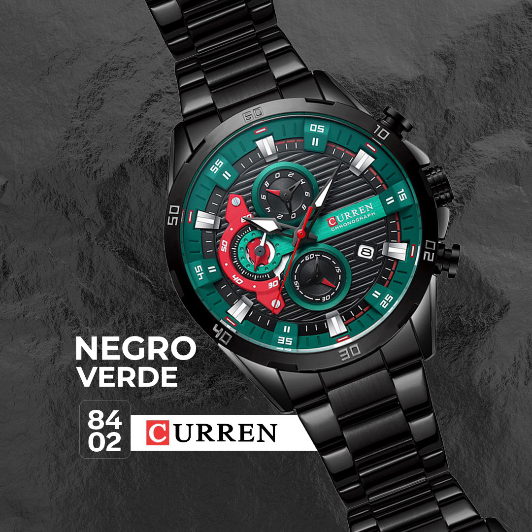 Reloj Curren 8402 Cuarzo Acero Inoxidabl