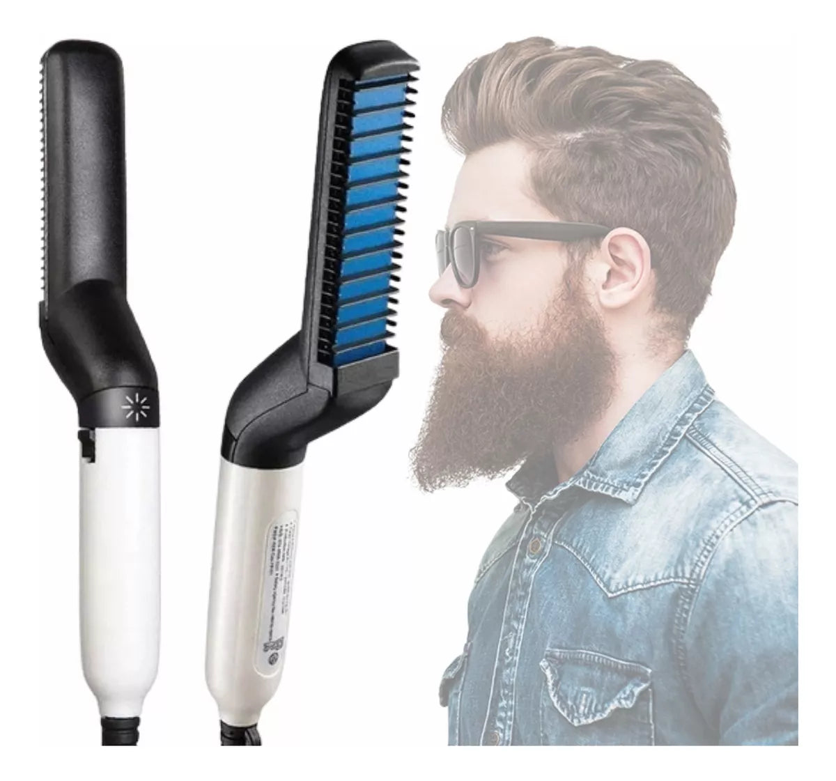 Plancha modeladora para barba y cabelo Mega bivolt