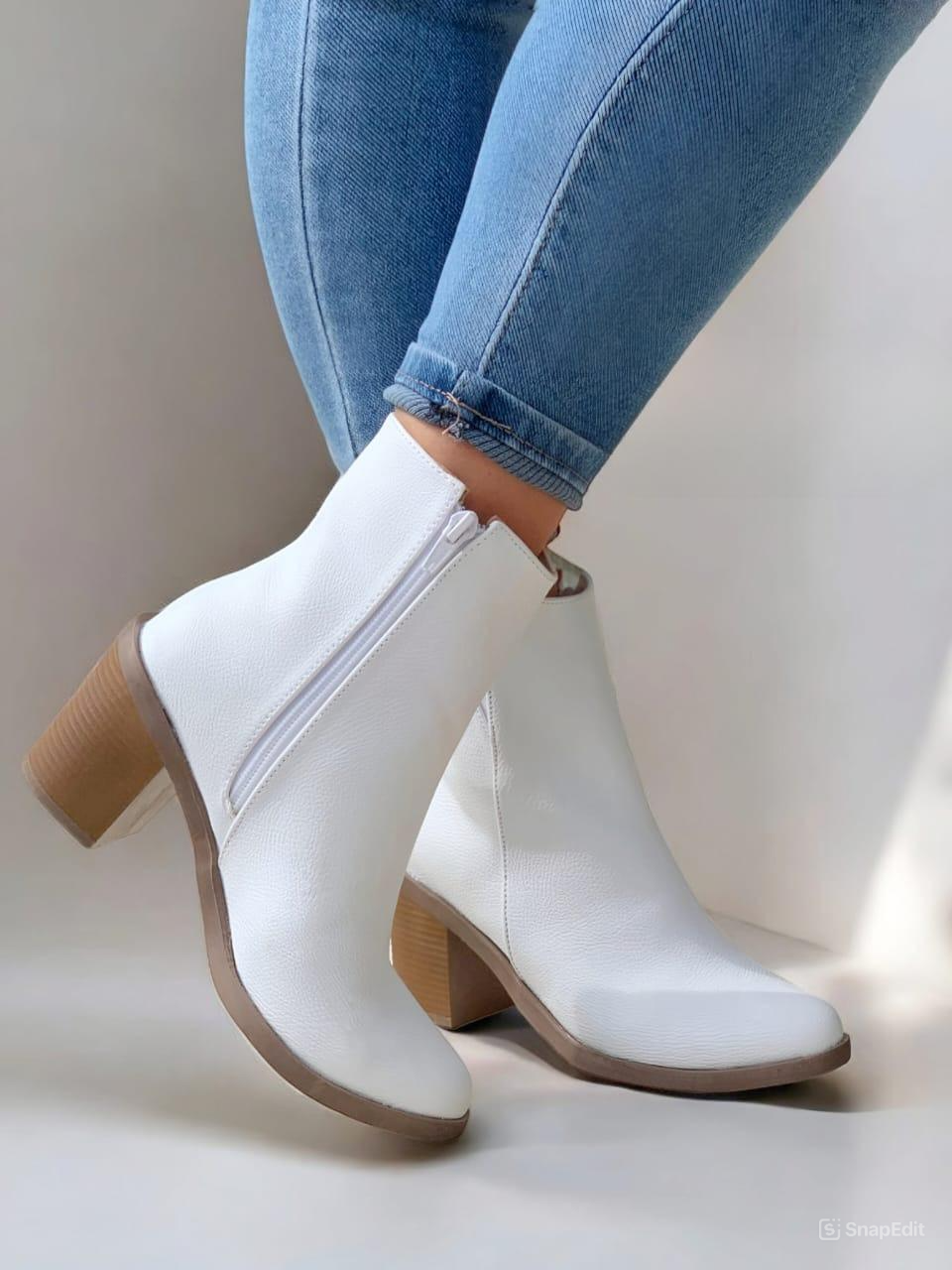 Botines de mujer Brescia Blanco