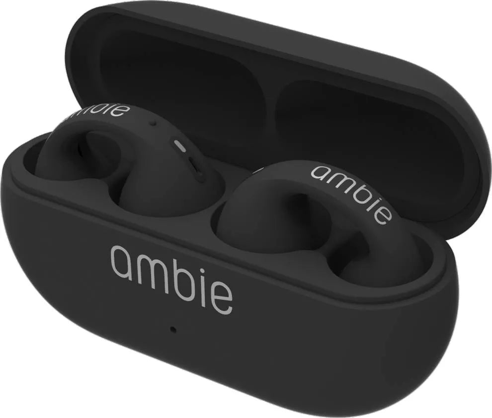 Auriculares inalámbricos Ambie, auriculares deportivos de conducción ósea, auriculares bluetooth